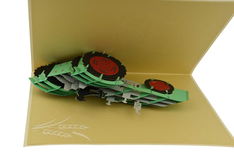 Teabug Cards Tractor 3D Pop UP Greeting Card, Fathers Day Card, Children Birthday Card, Any Occasions - Image 5